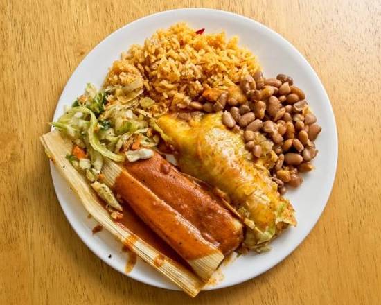 Order One Tamale and One Enchilada food online from Yo! Salsa store, Lake Elsinore on bringmethat.com