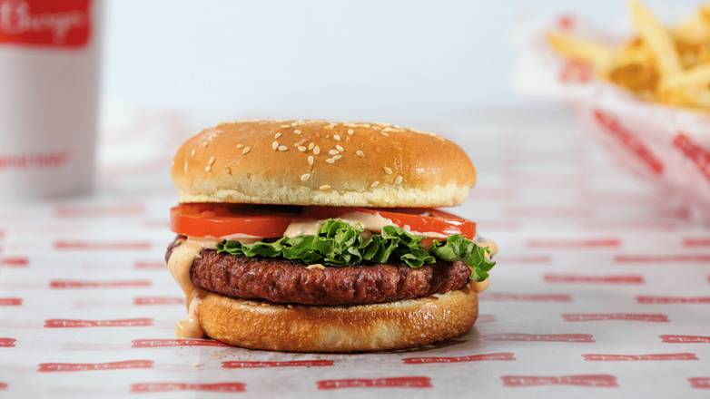 Order OUR FAMOUS TURKEY BURGER food online from Tasty Burger store, Boston on bringmethat.com