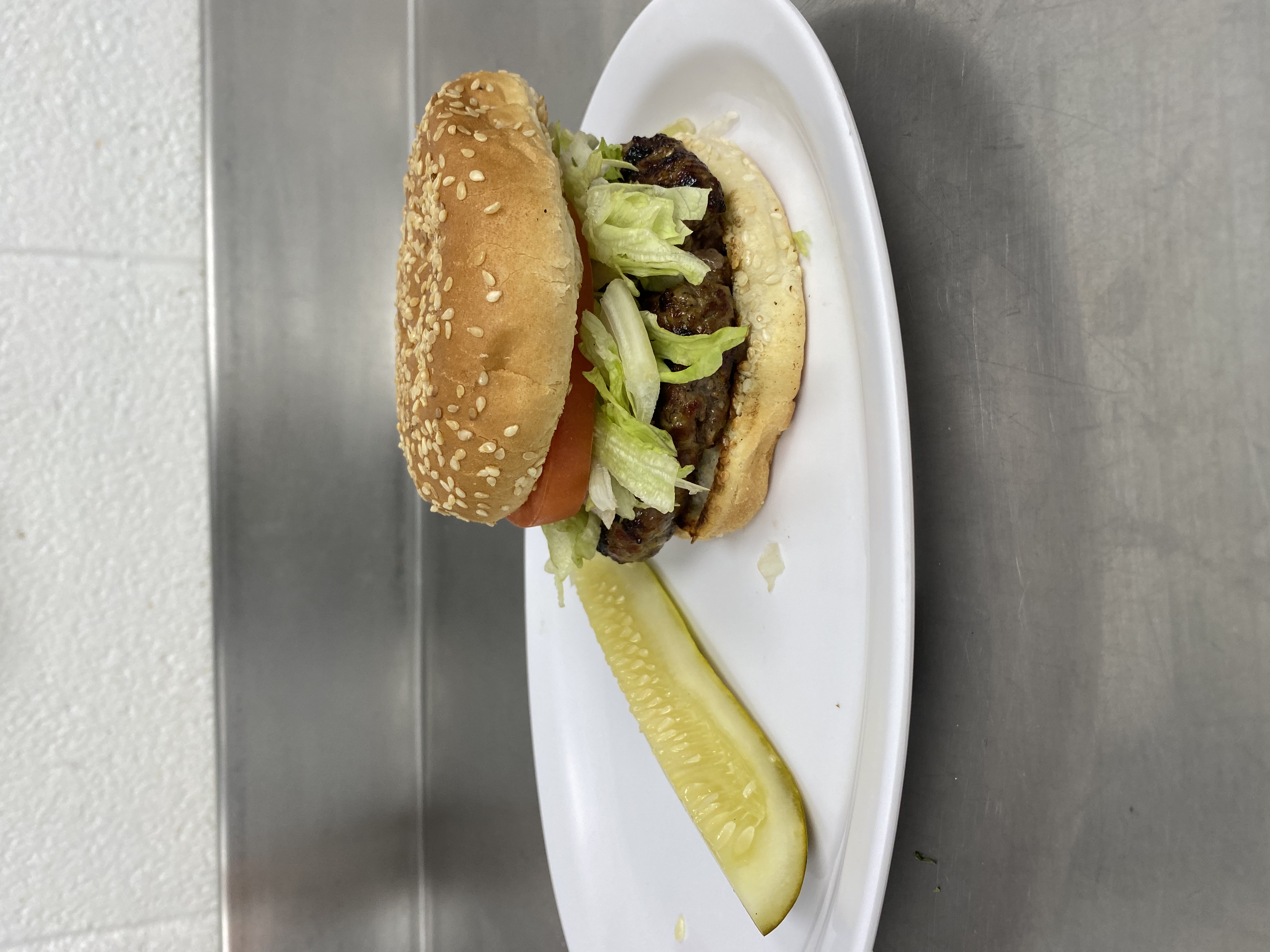 Order Farm Field Burger food online from House Of Shamrocks store, Hazel Park on bringmethat.com