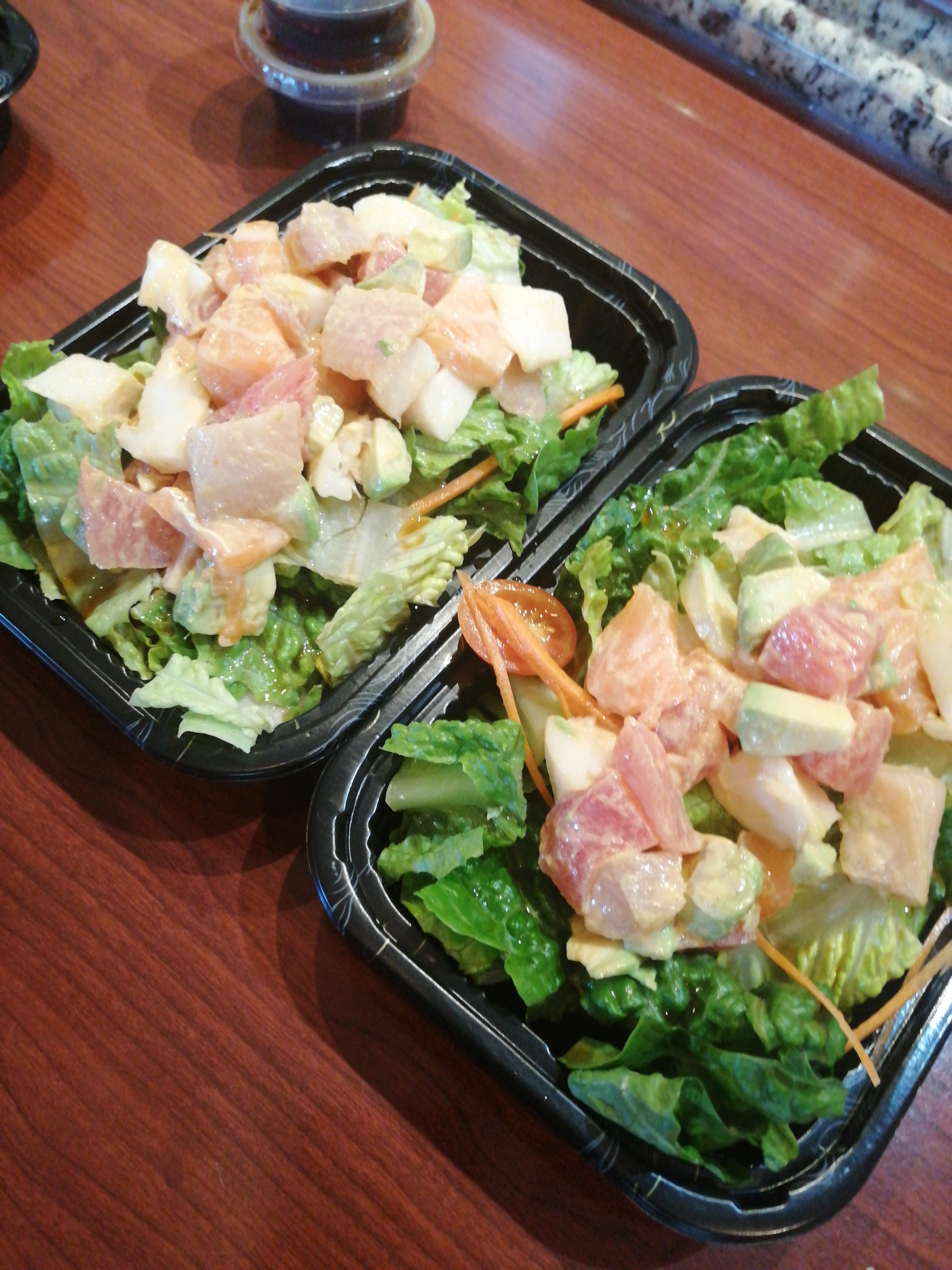 Order S7. Spicy Sashimi Salad food online from Asian 1 store, Pompton Lakes on bringmethat.com