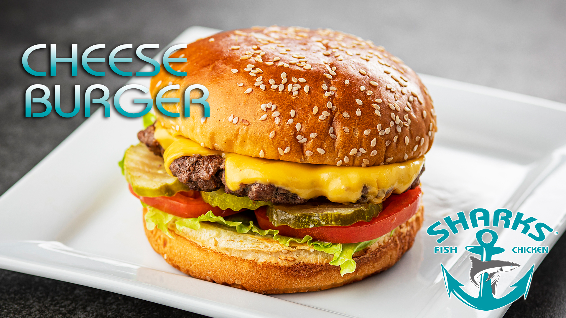 Order 3. Cheese Burger food online from Sharks Fish & Chicken store, Chicago on bringmethat.com
