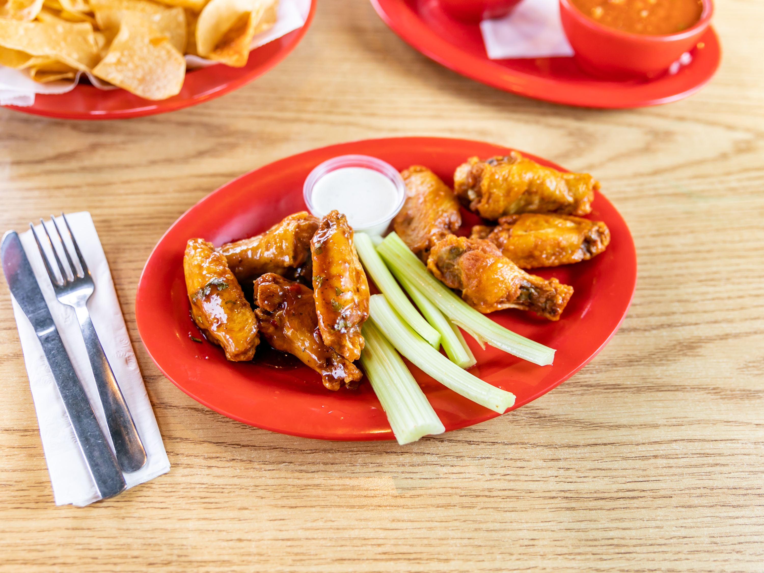Order 1 lb. Spicy Chipotle Lime Wings food online from Maria's Cantina store, Southaven on bringmethat.com
