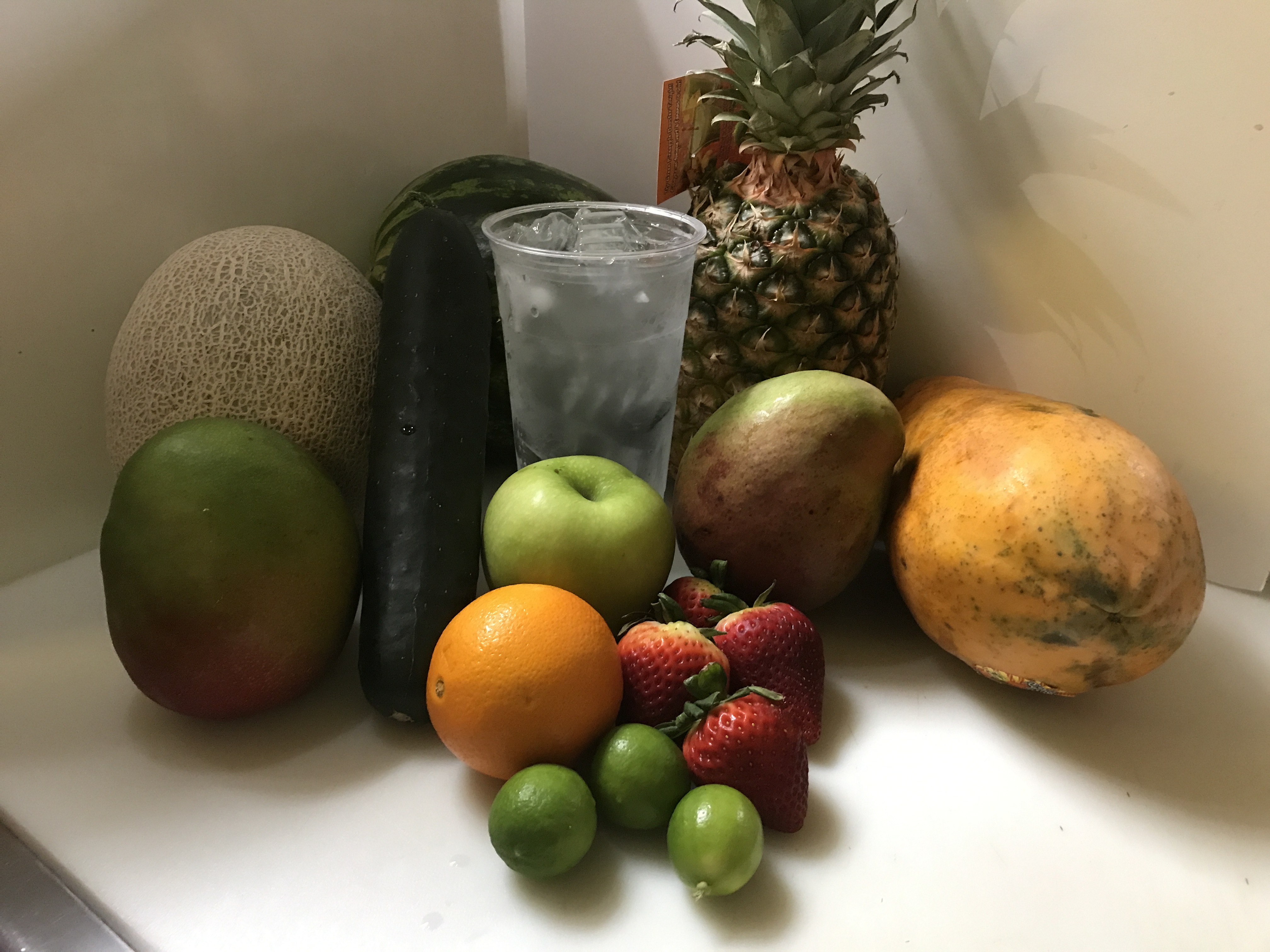 Order Aguas Frescas (fresh fruit waters) food online from El Papayon store, Ontario on bringmethat.com