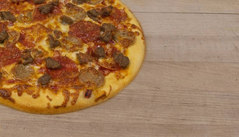 Order 14" Large All Meat Pizza food online from Amato's store, Scarborough on bringmethat.com