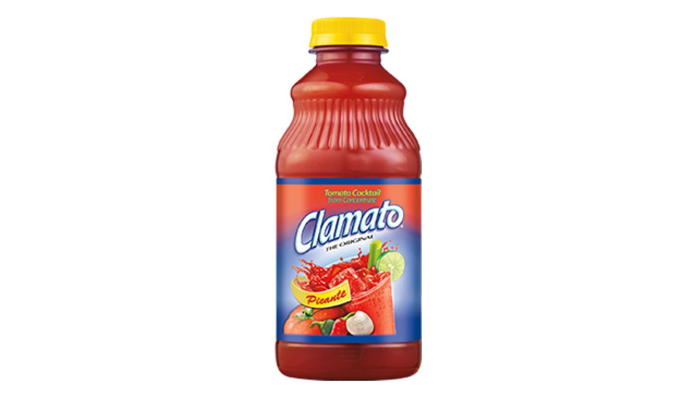 Order Clamato Picante Tomato Cocktail 32 oz food online from Circus Liquor store, Los Angeles on bringmethat.com