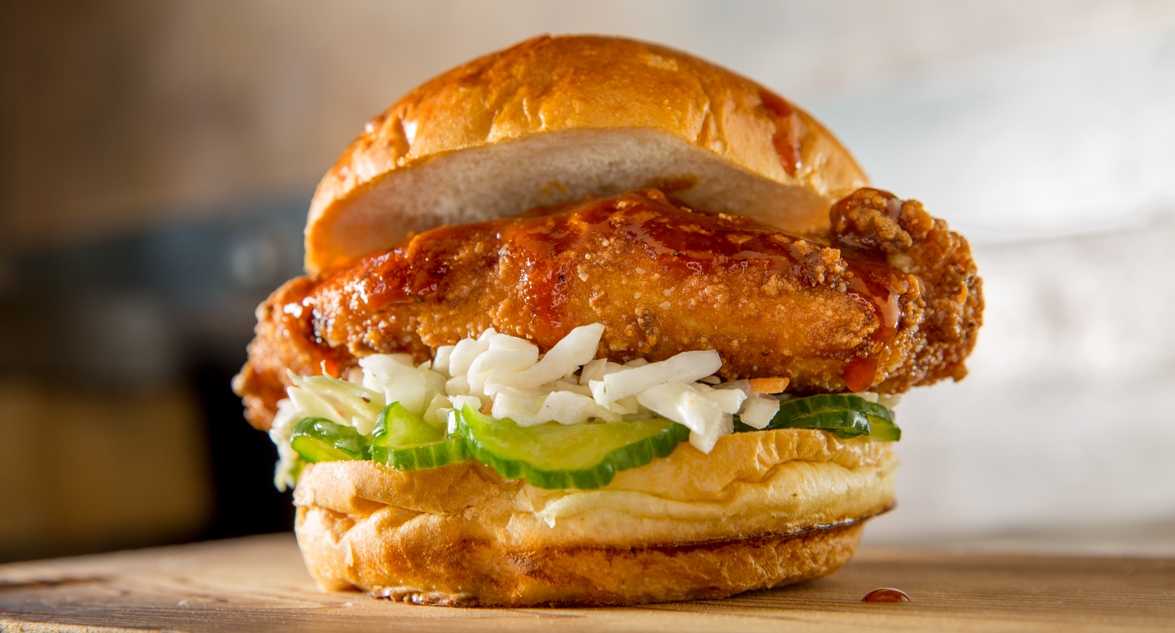 Order Crispy BBQ Chicken Sandwich food online from Mighty Quinn's Barbeque store, New York on bringmethat.com