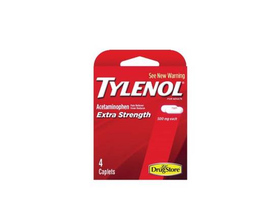 Order Tylenol Extra Strength 4 Caps food online from Cafe Verdi Rebel store, Henderson on bringmethat.com