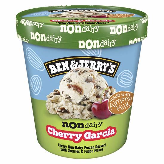 Order Ben & Jerry's Non-Dairy Frozen Dessert - Cherry Garcia food online from IV Deli Mart store, Goleta on bringmethat.com