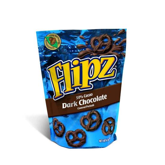 Order Flipz Milk Dark Chocolate Pretzels food online from Exxon Food Mart store, Port Huron on bringmethat.com