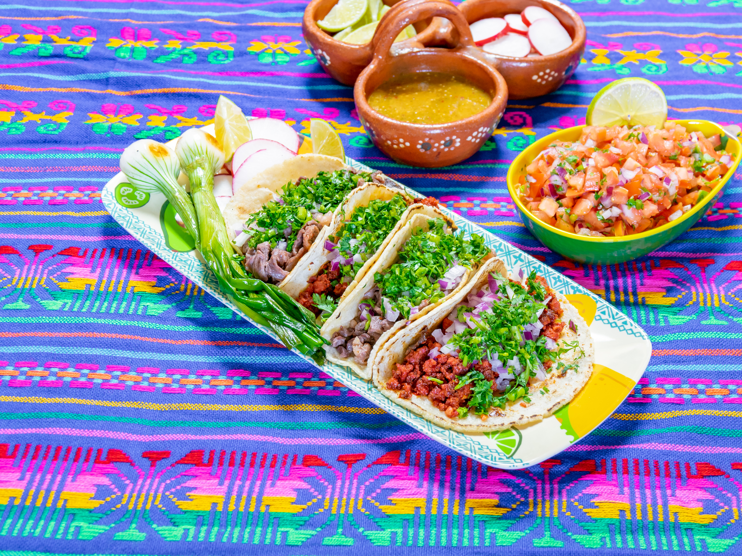 Order Tacos Al Pastor food online from Plaza Mexico Restaurant store, Irvington on bringmethat.com