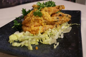 Order S 4. Shrimp with Salted Egg food online from House Malaysian store, Cliffside on bringmethat.com