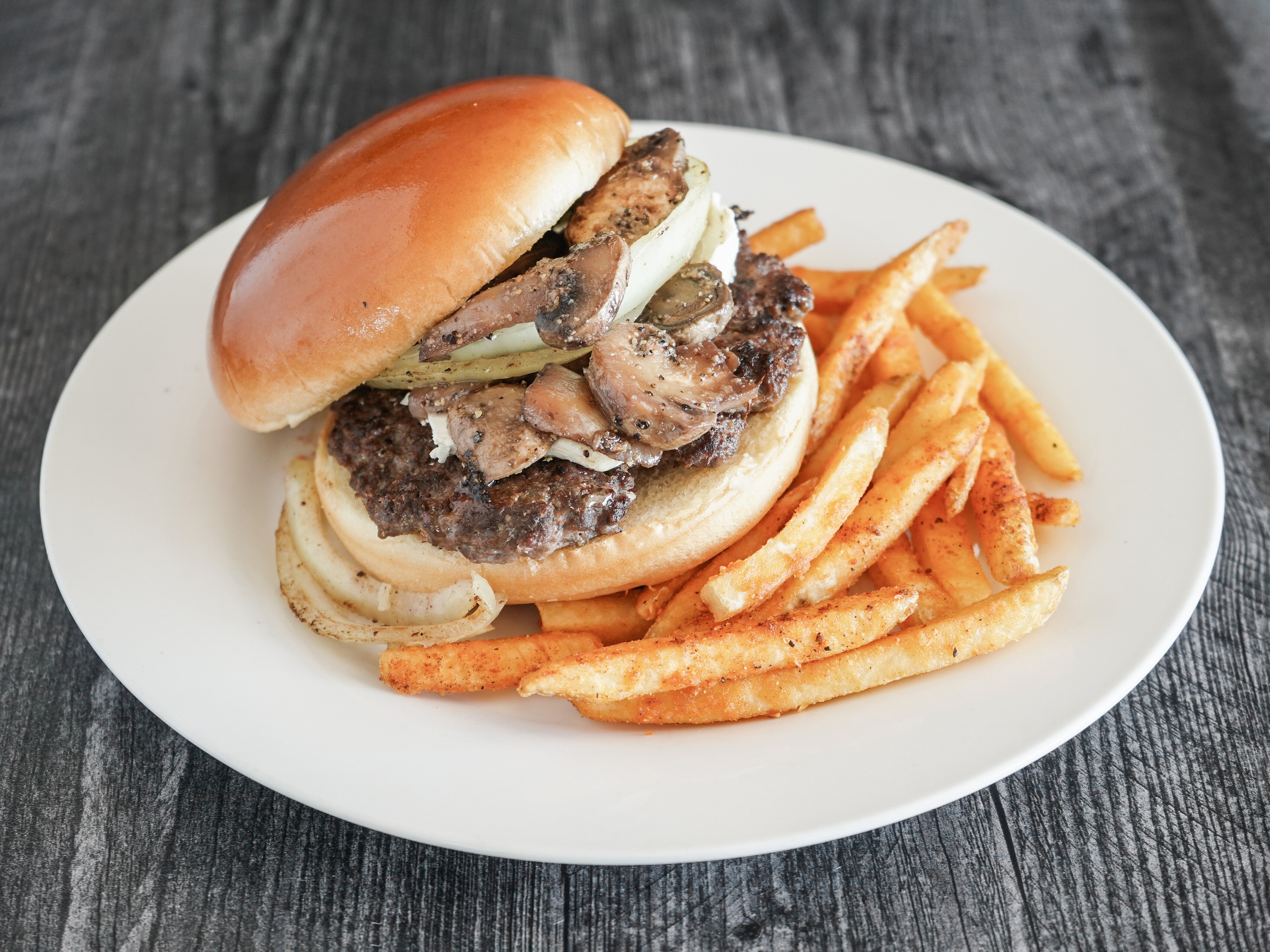 Order Grilled Mushroom Burger food online from I Don't Know Diner store, Levelland on bringmethat.com