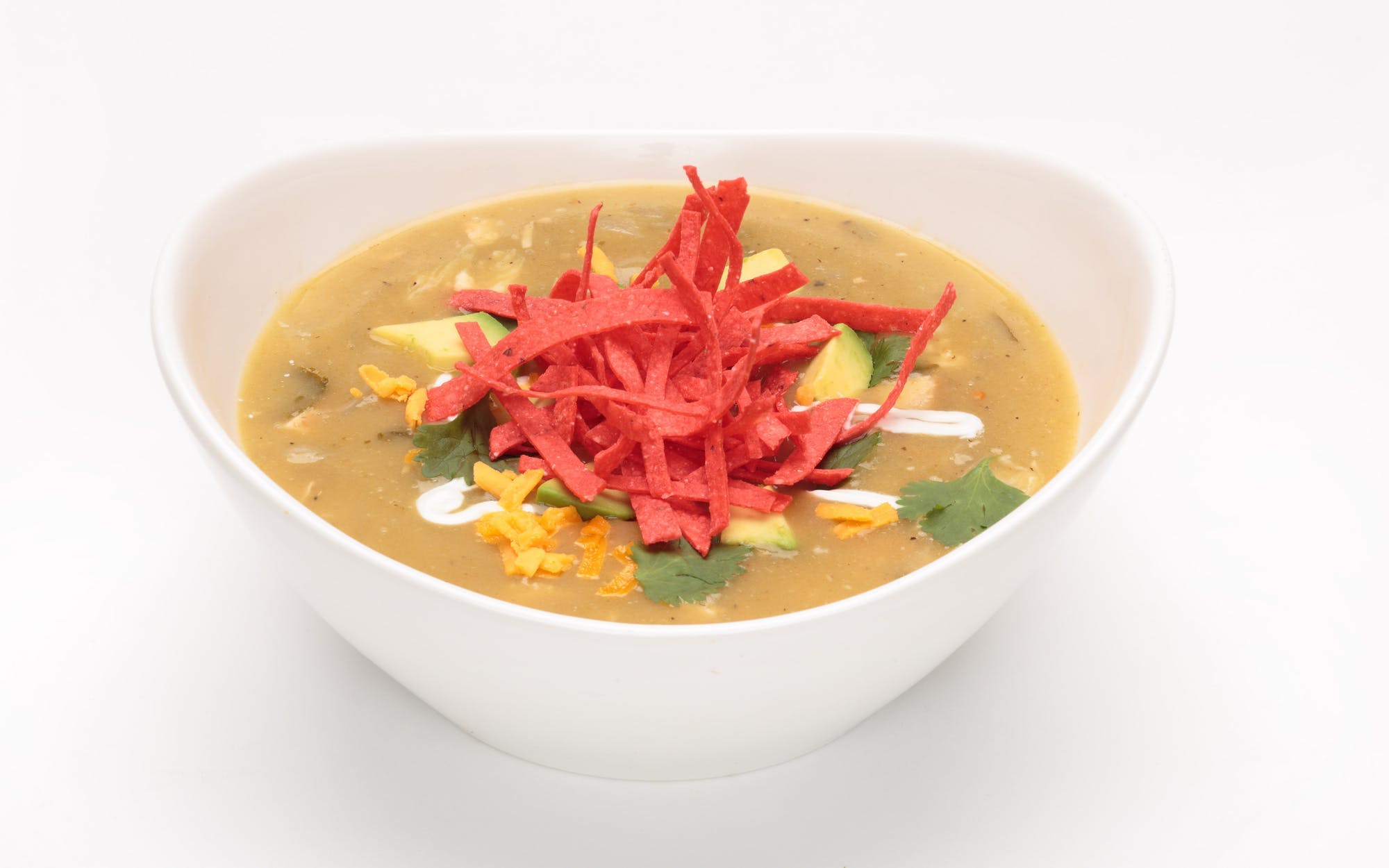 Order Chicken Tortilla Soup - Bowl food online from Oggi Sports | Brewhouse | Pizza store, Mission Viejo on bringmethat.com