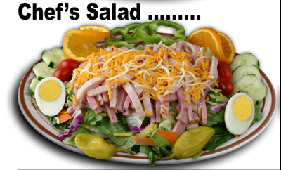 Order Chef's Salad food online from Yellow Basket store, Victorville on bringmethat.com
