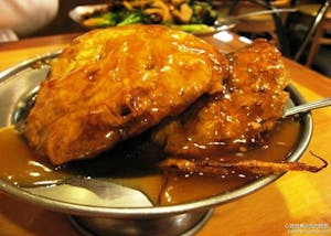 Order Roast Pork Egg Foo Young food online from Peking Kitchen store, Quincy on bringmethat.com
