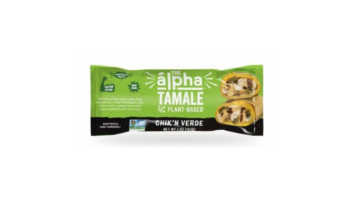 Order Alpha Foods Tamale Chik N Verde food online from Luv Mart store, Santa Cruz on bringmethat.com