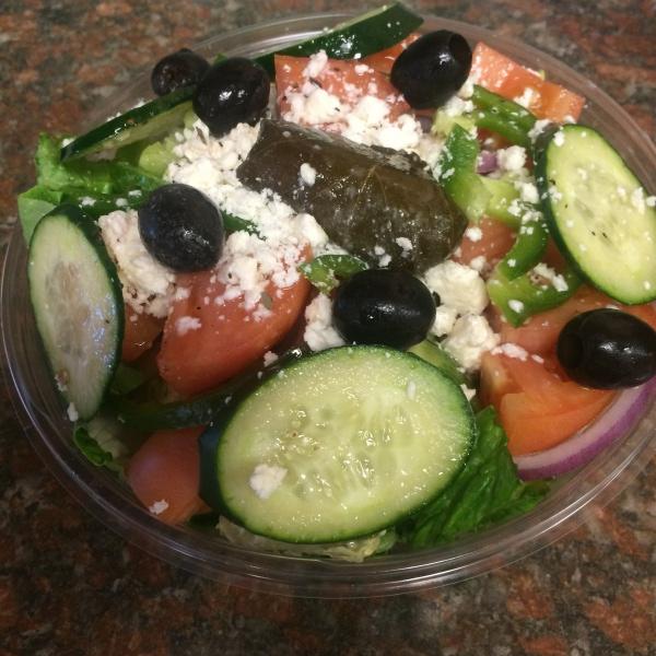 Order Greek Salad food online from Delight Deli and Grocery store, Hoboken on bringmethat.com