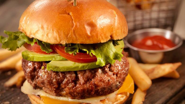 Order The Avocado Cheeseburger (A La Carte) food online from The Burger Co store, Detroit on bringmethat.com