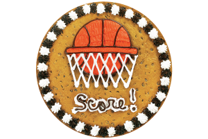 Order Score Basketball Cookie Cake food online from American Deli on Broad St. store, Athens on bringmethat.com