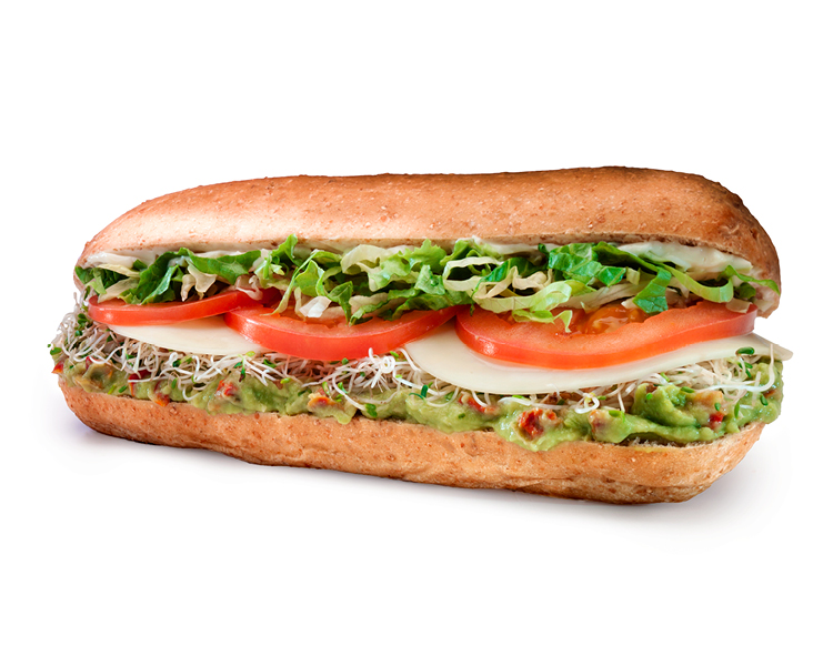 Order #6 Veggie Delite Sandwich Only food online from Milio Sandwiches store, Cedar Rapids on bringmethat.com
