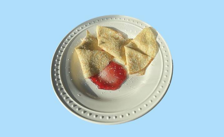 Order Strawberry Cheese Crepes food online from Hawt Chick Chicken store, Reno on bringmethat.com
