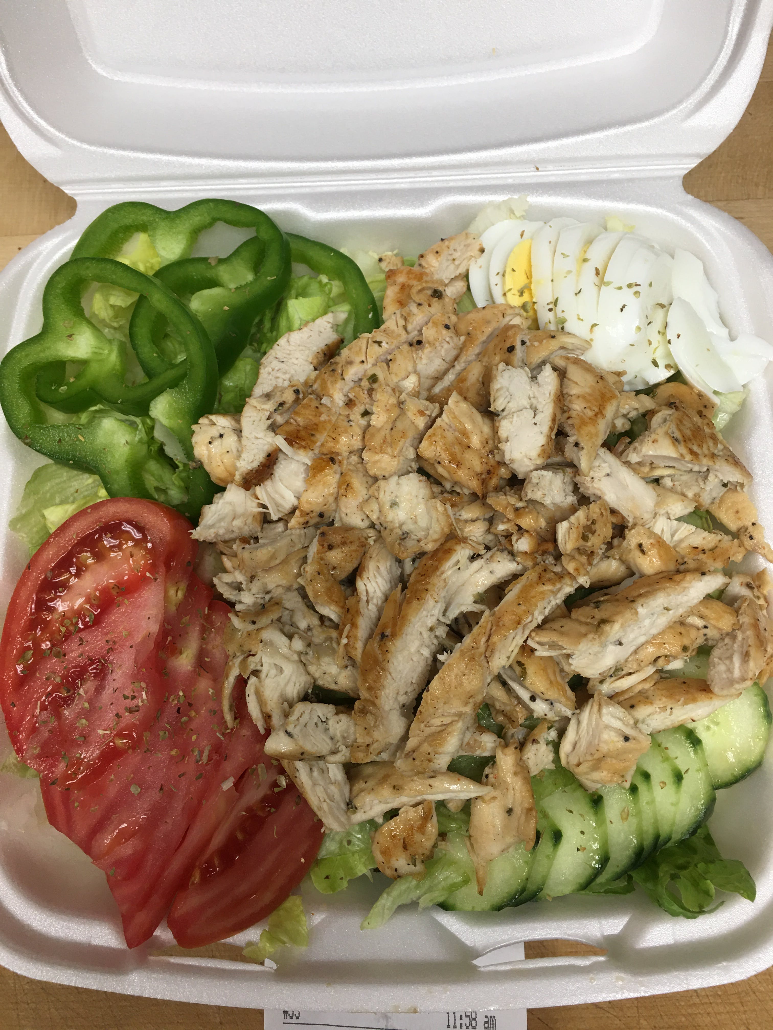Order Chicken Salad - Salad food online from New Tiny Hoagie Shop store, Media on bringmethat.com