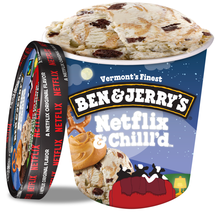 Order Ben & Jerry's Netflix & Chill'd Pint food online from The Ice Cream Shop store, Tomball on bringmethat.com