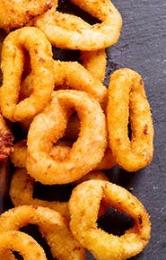 Order Onion Rings - 10 Pieces food online from Massimo Pizzeria store, Southampton on bringmethat.com
