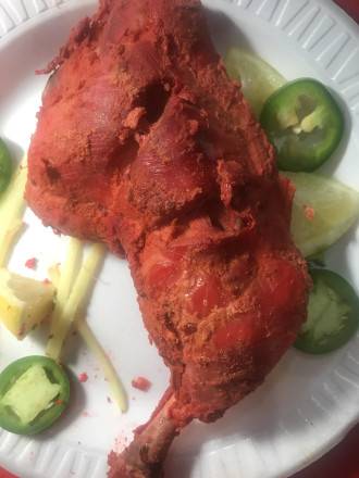 Order Chicken Leg food online from Riya Indian Kitchen store, New York on bringmethat.com