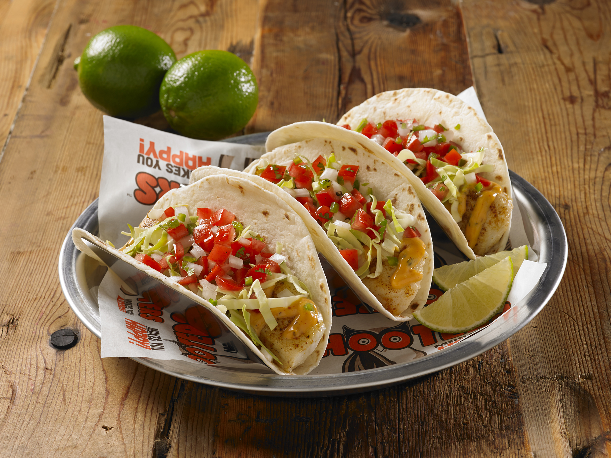 Order Baja Fish Tacos Grilled food online from Hootie Bait & Tackle store, Ontario on bringmethat.com