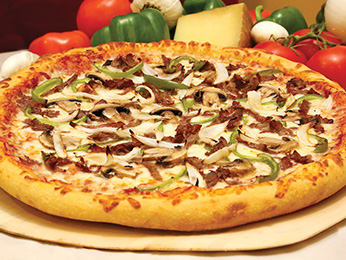 Order Italian Cheesesteak Pizza food online from Pizza Bolis store, Manassas on bringmethat.com
