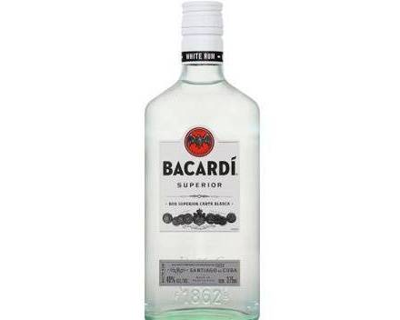 Order Bacardi superior, 375mL rum (40.0% ABV) food online from Luckys Liquor store, Los Angeles on bringmethat.com