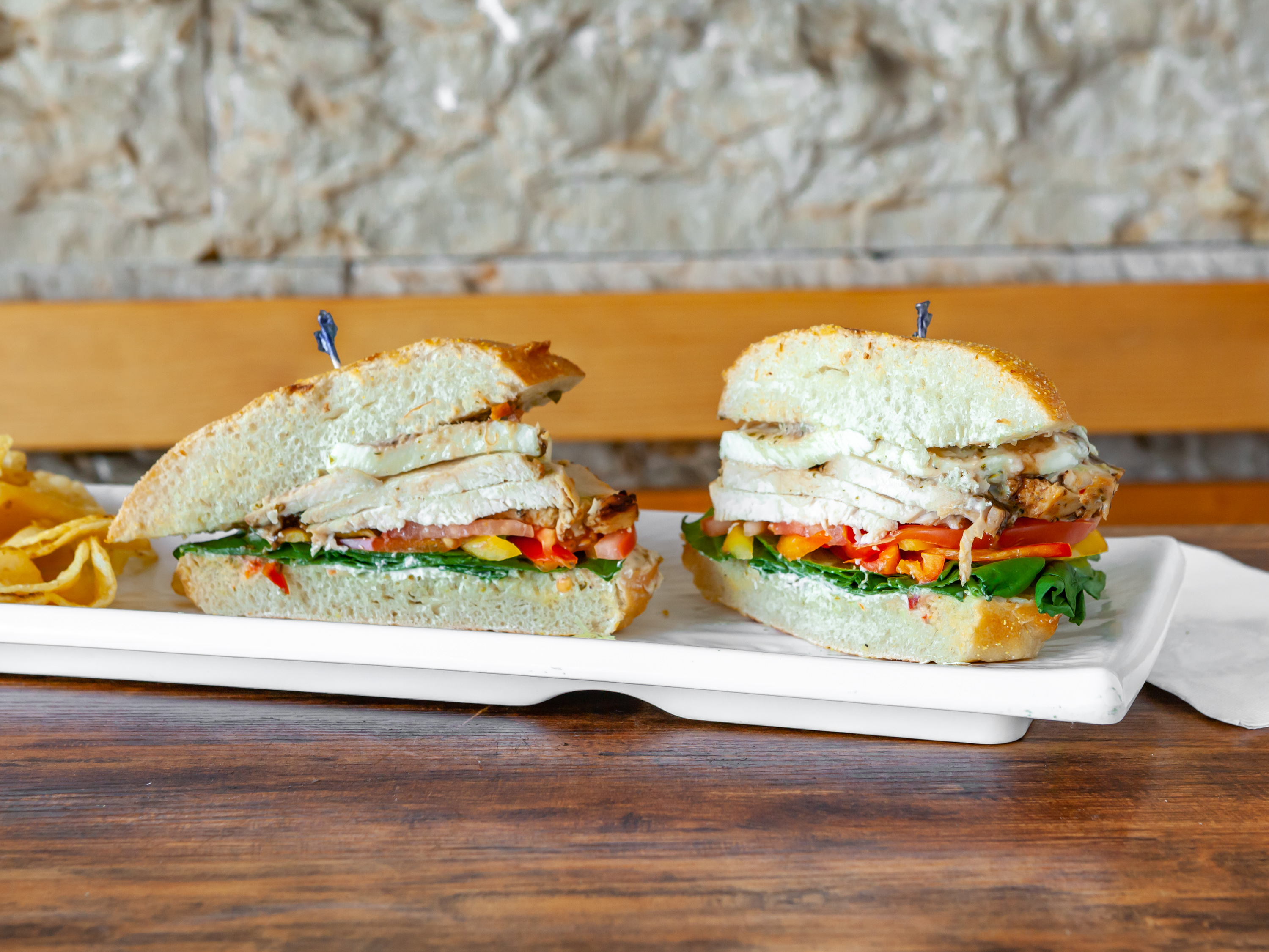 Order Chicken Caprese Panini food online from Carvery Kitchen store, Los Angeles on bringmethat.com