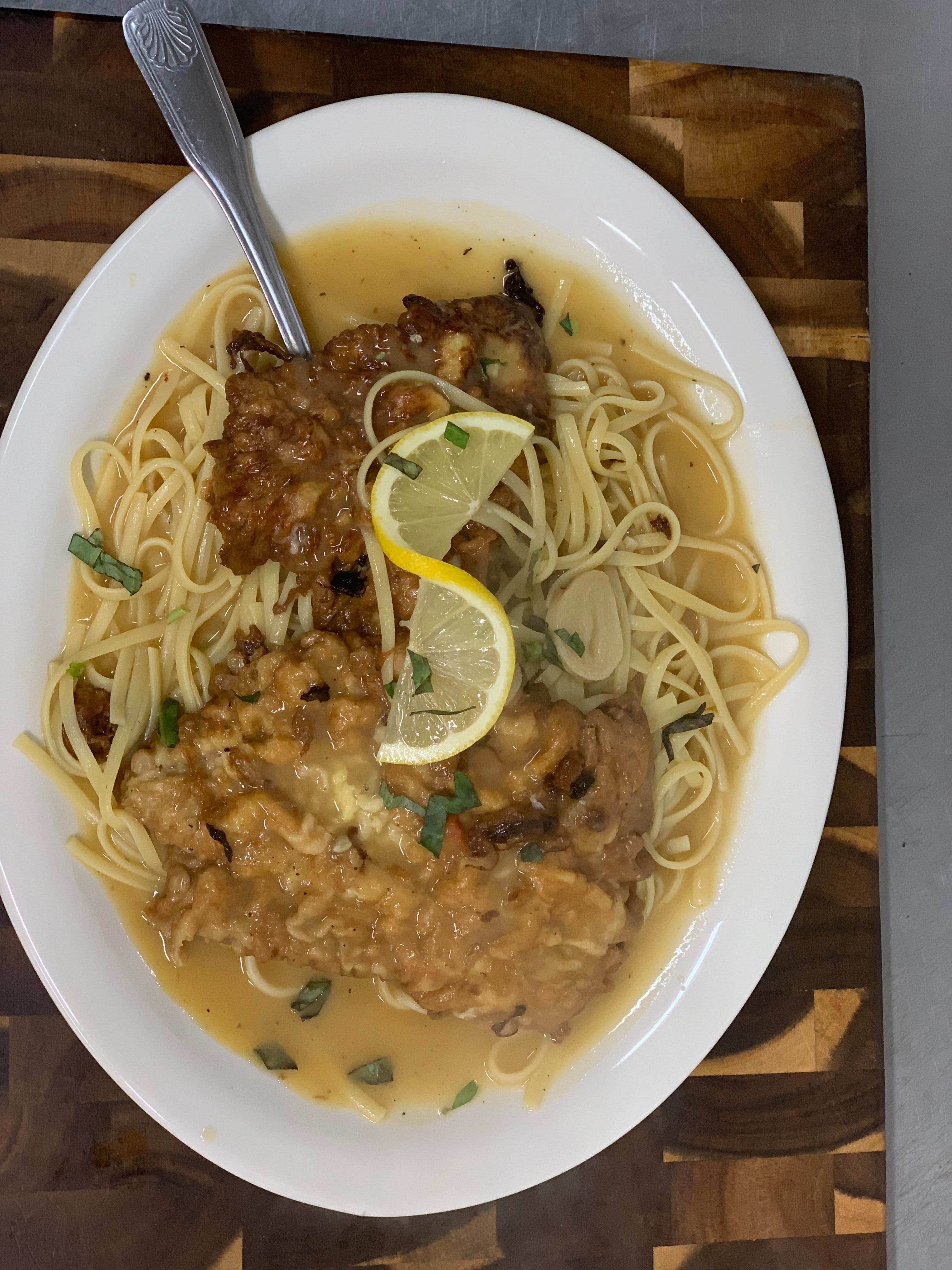 Order Veal Ala Francese - Veal Dinners food online from Fratelli's Italian Pizza & Family Restaurant store, Conyngham on bringmethat.com