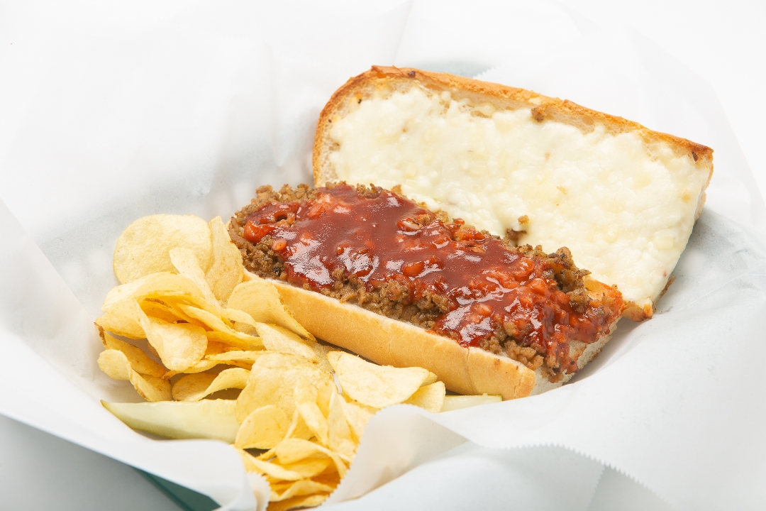 Order 1/2 Texas BBQ Subwich food online from Americus Pizza King store, Lafayette on bringmethat.com