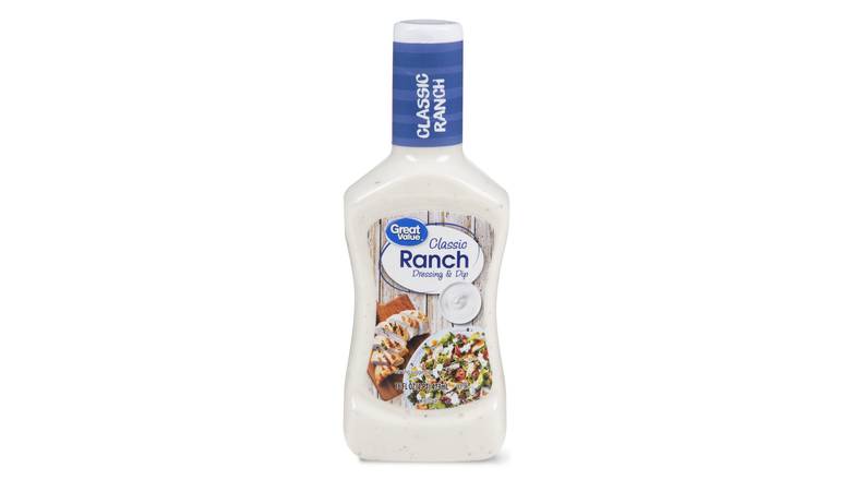 Order Great Value Classic Ranch Salad Dressing & Dip food online from Red Roof Market store, Lafollette on bringmethat.com