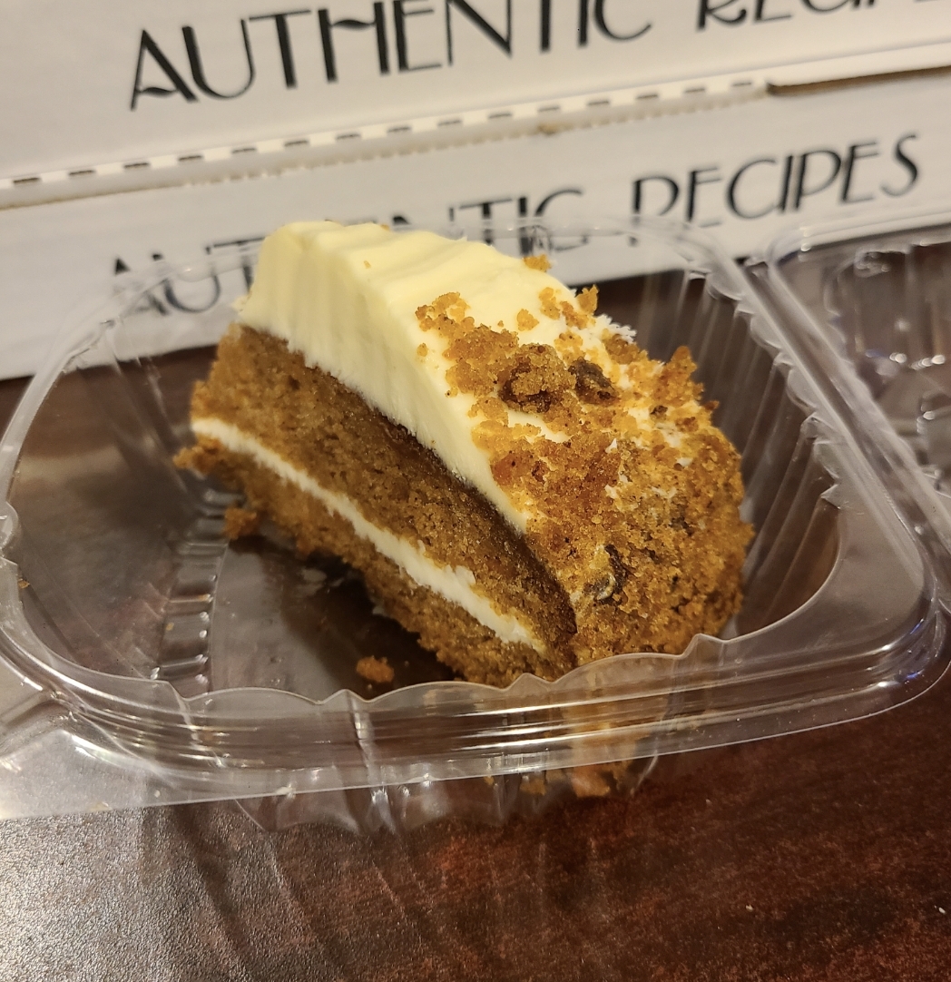 Order Carrot Cake food online from Minervas Pizza store, Providence on bringmethat.com