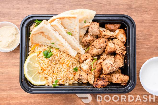 Order Marinated Chicken Platter (Includes Sauces) food online from 2delicious store, Dover on bringmethat.com