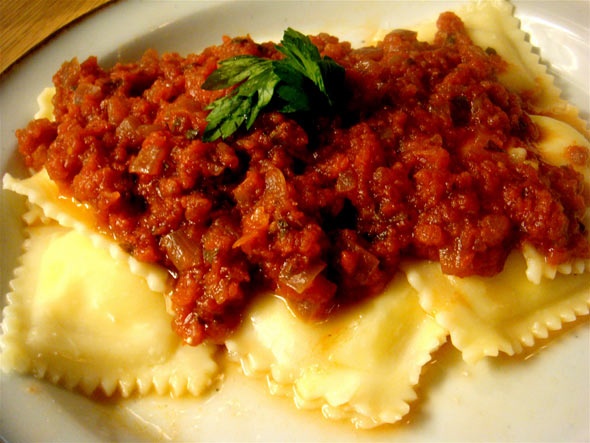 Order Cheese Ravioli food online from Brick Oven Pizza store, Moorpark on bringmethat.com
