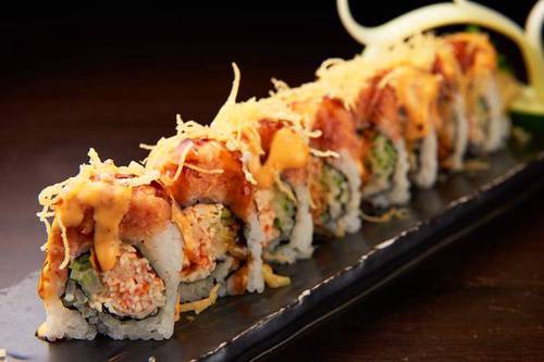 Order Crunchy Double Spicy Roll food online from Mocha Bleu store, Teaneck on bringmethat.com