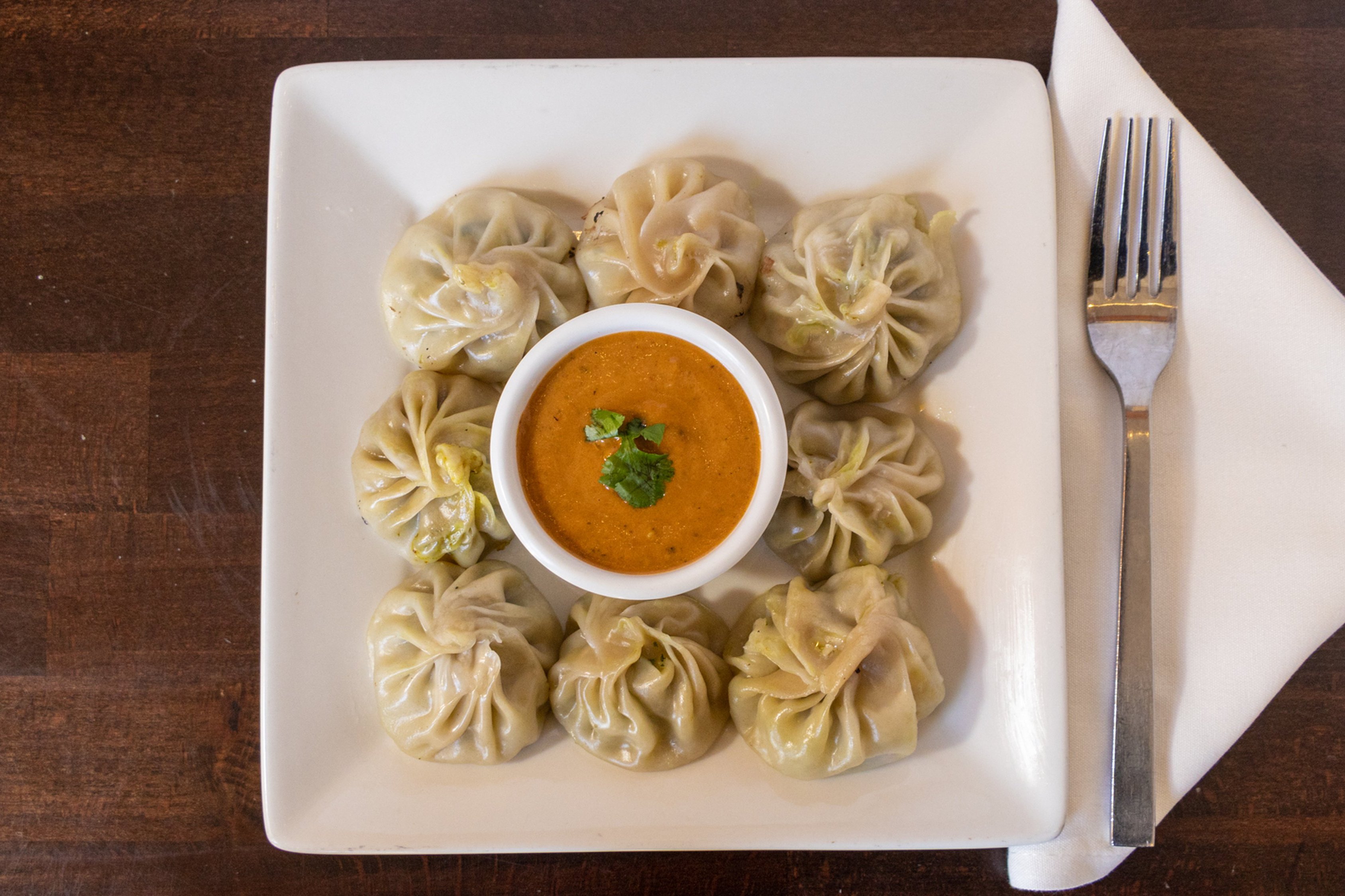 Order Chicken MoMo with Chutney food online from Namastey Patio store, Oakland on bringmethat.com
