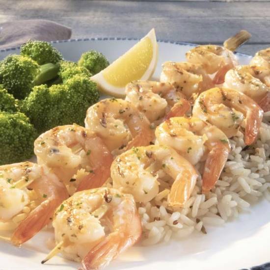 Order Garlic Shrimp Skewers food online from Red Lobster store, Grand Island on bringmethat.com