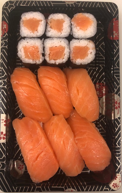 Order 12 Piece Salmon Combo food online from A Plus Sushi store, Malvern on bringmethat.com
