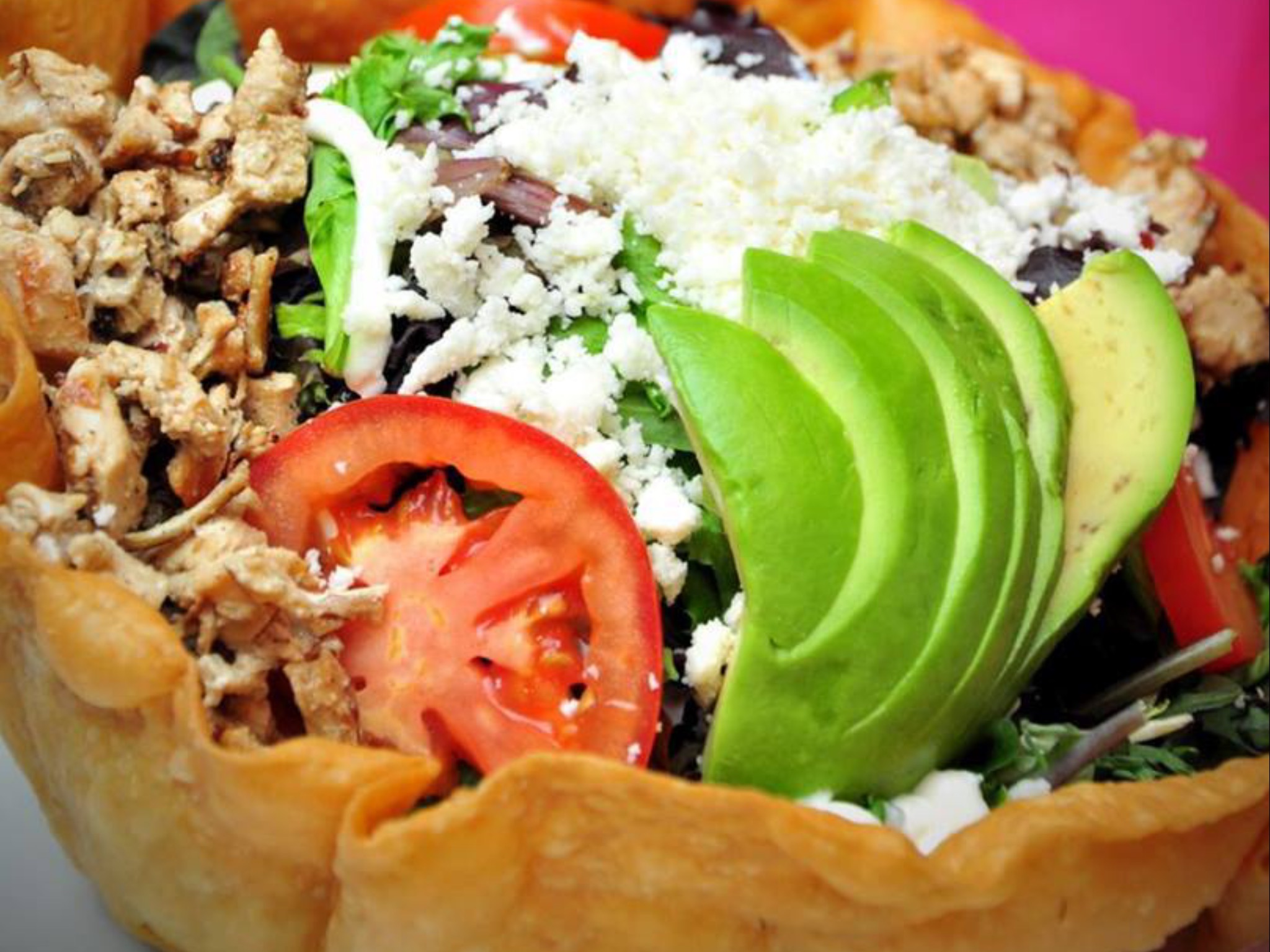 Order Rosario's Taco Salad food online from Rosario's store, Philadelphia on bringmethat.com