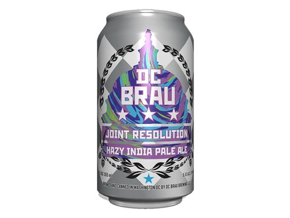 Order DC Brau Joint Resolution Hazy IPA - 6x 12oz Cans food online from Magothy Wine & Spirits store, Severna Park on bringmethat.com