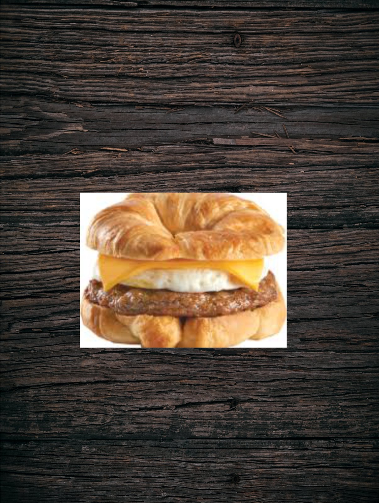 Order Sausage, Egg, and Cheese Croissant food online from Ugly Mug Coffee store, Lenoir City on bringmethat.com