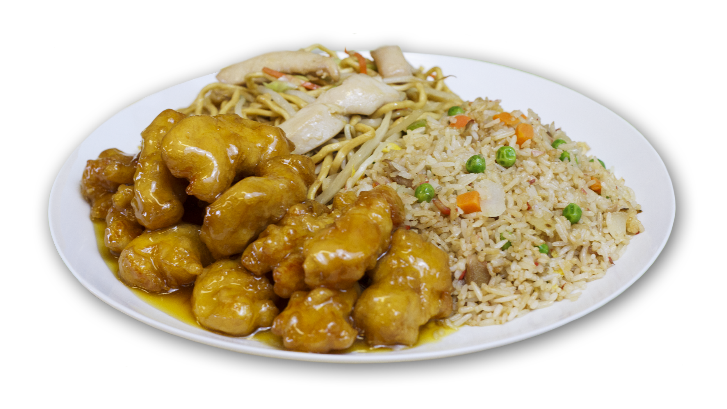 Order C5. Lemon Chicken Combo Plate food online from China Cafe store, Turlock on bringmethat.com