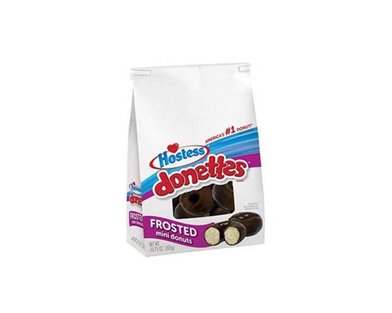 Order Hostess Donettes Chocolate Bag 10.75 oz food online from Rebel store, Magna on bringmethat.com