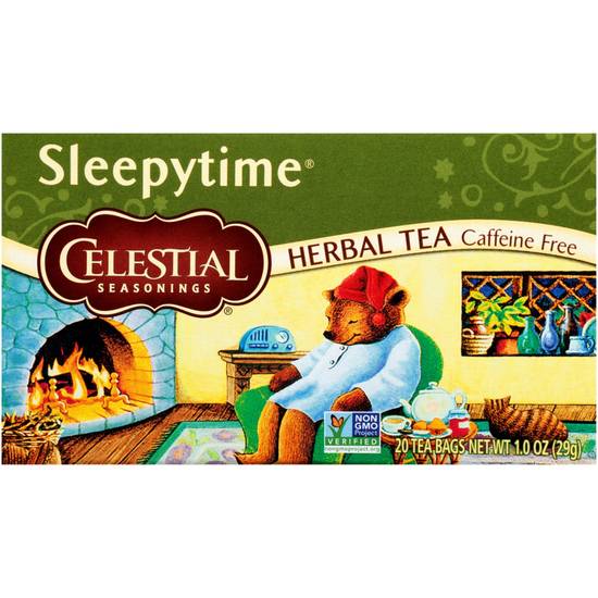 Order Celestial Seasonings Sleepytime Caffeine Free Herbal Tea Bags, 20 CT food online from CVS store, BEACH PARK on bringmethat.com