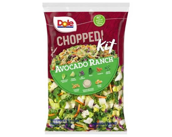 Order Dole · Chopped Avocado Ranch Kit (12.2 oz) food online from Shaw's store, Raynham on bringmethat.com